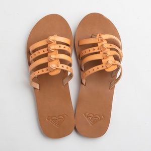 Tan Roxy Sandals